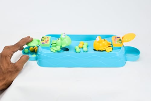 Storio Hungry Frog Indoor Games | Board Games | Toys for Kids | Multiplayer Games | Puzzle Games | Gift for Kids | Frog Games for Kids- 2 Players Game