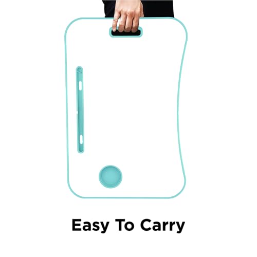 Storio Alloy Steel Multipurpose Table for Home Office Or Writing Desk/Folding Table for School and Study/Convenient Folding Study Table/Adaptable Work-from-Home Table- Sky Blue