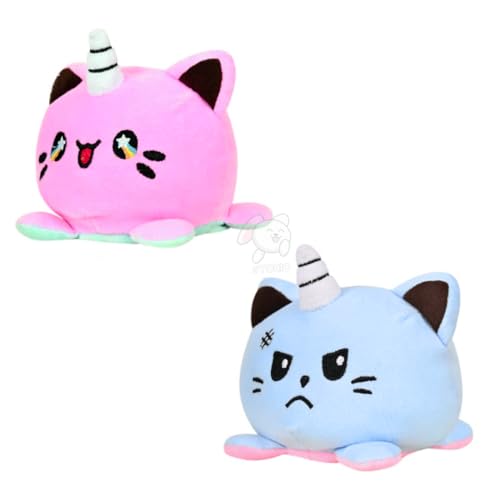 Storio Toy Unicorn Plushie Reversible Soft Toys for Kids | Plush Soft Toys for Baby Boys and Girls| Best Gift | Unicorn Soft Toy for Kids