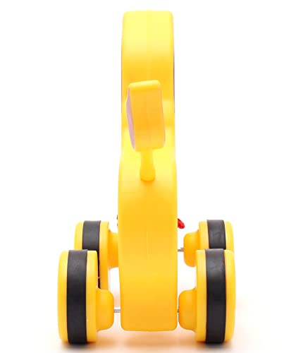 Storio Baby Products Pull Along Toddler Toy, Pull Along Toy with Attractive Design, Developmental Toy for 1 Year Old Girl Boy - Lion