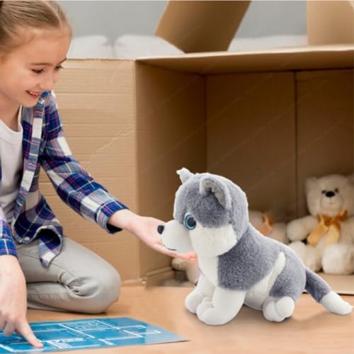 Storio Toy Super Cute Plushie Soft Toys for Kids | Plush Soft Toys for Baby Boys and Girls Kids - Husky Dog | Best Valentine Gift