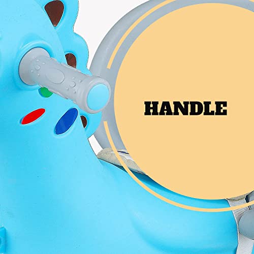 Storio Rio Ride-on 3 in 1 Baby Horse Rider for Kids | Baby Birthday Gift for Baby 1 Year to 5 Year |Horse for Baby, Rocker, Swing - Indoors and Outdoors Toy Suitable for Boys & Girls (Blue)