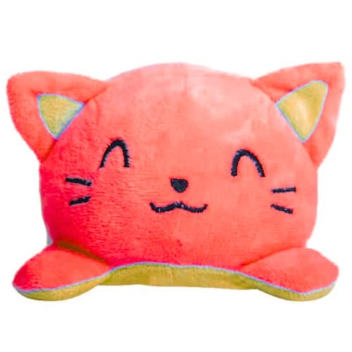 Storio Toy Cat Plushie Reversible Soft Toys for Kids | Plush Soft Toys for Baby Boys and Girls| Best Gift | Cat Soft Toy for Kids