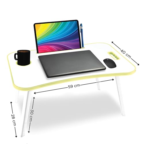 Storio Alloy Steel Multipurpose Table for Home Office Or Writing Desk/Folding Table for School and Study/Convenient Folding Study Table/Adaptable Work-from-Home Table- Green