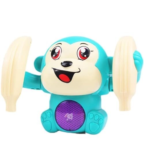 Storio Dancing Monkey Musical Toy for Kids Baby Spinning Rolling Doll