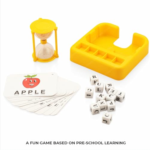 Storio Toys Spelling Brain Games for Kids with Flash Cards, 2 in 1 Matching Letter Games for Boys and Girls Sight Words Recognition Kindergarten Teaching Tools Preschool 3-8 Years Old WordPerfect Junior