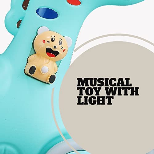 Storio Rio Ride-on 3 in 1 Baby Horse Rider for Kids | Baby Birthday Gift for Baby 1 Year to 5 Year |Horse for Baby, Rocker, Swing - Indoors and Outdoors Toy Suitable for Boys & Girls (Green)