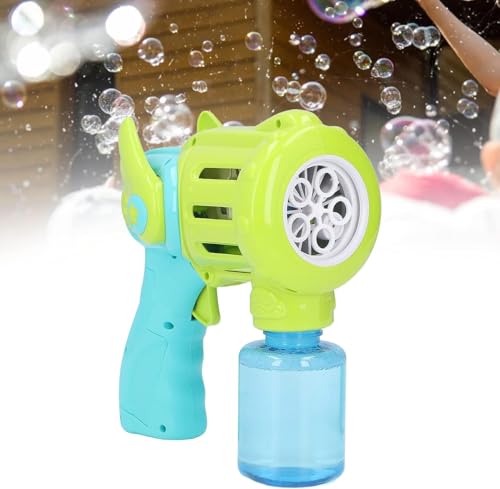 Toysbuddy Rechargeable Bubble Gun Toy for Kids | Automatic Bubble Maker with 2 Bubble Solution Bottles | Bubble Blower Machine for Outdoor Fun | Toy for Boys & Girls | Refill Solution Compatible