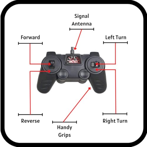 Storio RC Car Rechargeable 1:20 Scale Hummer Off-Road Remote Control Car for Kids, 2WD All Terrain Drift,2.4Ghz Long Range Race Monster Truck, Gift Boys,Girls & Adults - Red