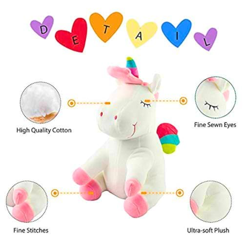 Storio Toy Super Cute Plushie Soft Toys for Kids | Plush Soft Toys for Baby Boys and Girls Kids - Sitting Unicorn | Best Valentine Gift