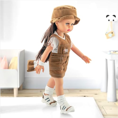 Storio Ahnna Dolls for Girls Age 5 10 Gudiyaa Doll Set with Movable Joints Accessories Girl Toys Random Dress Color Design 33cm