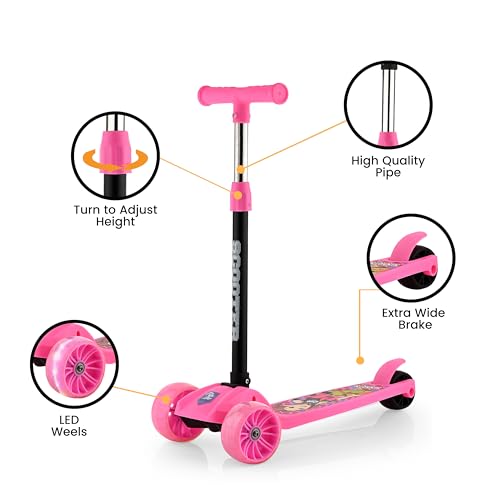 Storio Kick Scooter with Adjustable Height|Foldable Scooter|Skate Scoo