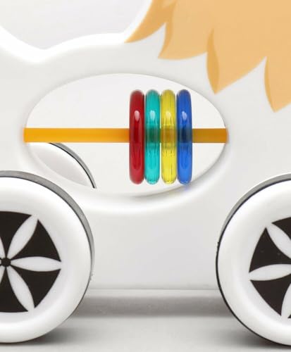 Storio Baby Products Pull Along Toddler Toy, Pull Along Toy with Attractive Design, Developmental Toy for 1 Year Old Girl Boy - Chicken