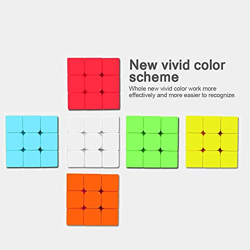 Storio Toys Puzzles Cubes 3X3 High Speed Sticker Less Magic Cube Game, Kid
