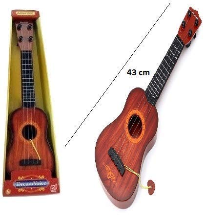 Storio 4-String Small Acoustic Learning Guitar Toy for Kids, Musical Instrument Educational Guitar Toy for Beginners Kids Child (Small Size)