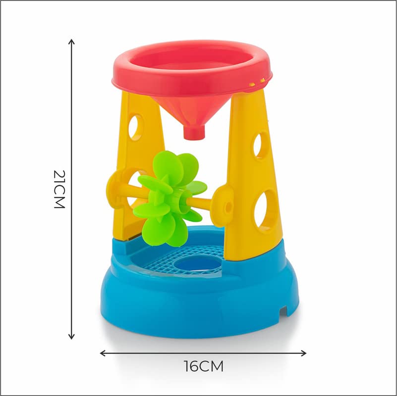 Storio Beach Play Set for Kids Sand Molds Toys for Toddlers Gardening Playset Outdoor Tool Kit Made in India (Selfie Beach Set)