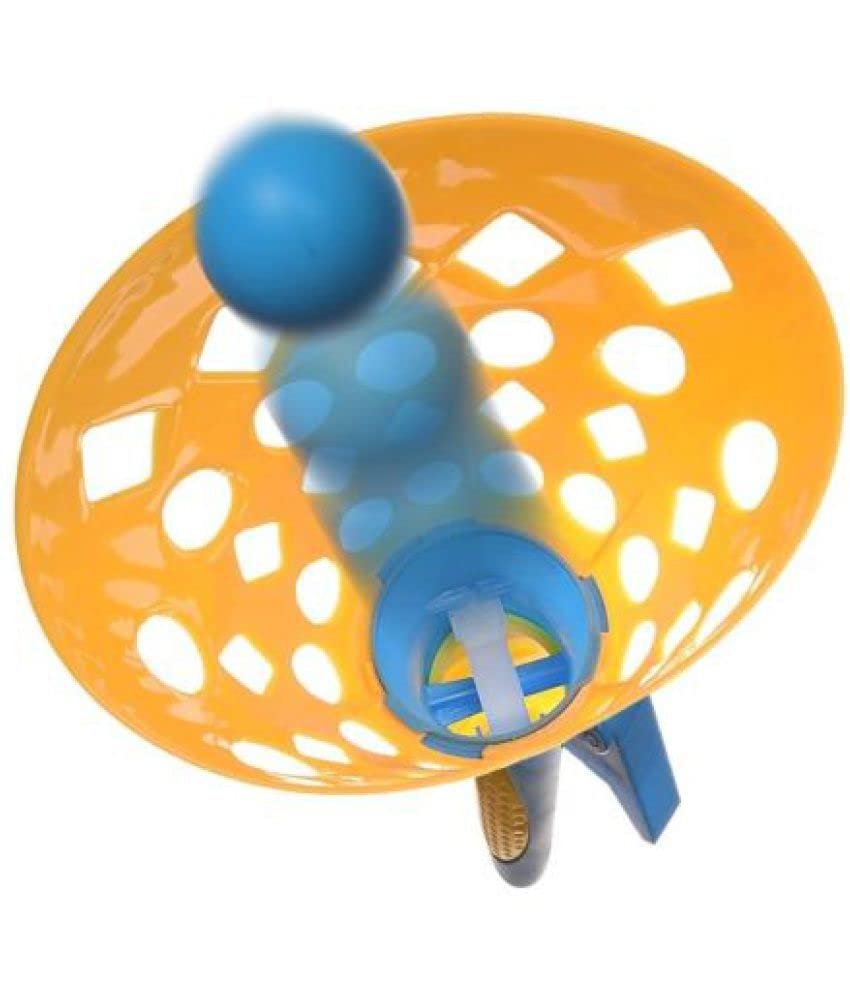 Storio Click and Catch Twin Ball Launcher Game with 3 Balls Indoor Outdoor Toy Set, Pop & Catch Ball Play Fun Boys & Girls