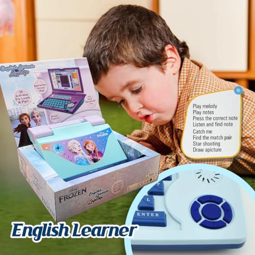 Storio Educational Laptop Computer Toy with Mouse | 1 Year Extended Warranty | Kids Above 3 Years | 20 Fun Activity Learning | Learn Letter Words Games Mathematics Music Logic Memory Tool | Purple