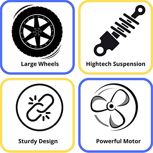 Storio RC Car Rechargeable 1:20 Scale Hummer Off-Road Remote Control Car for Kids, 2WD All Terrain Drift,2.4Ghz Long Range Race Monster Truck, Gift Boys,Girls & Adults - Red