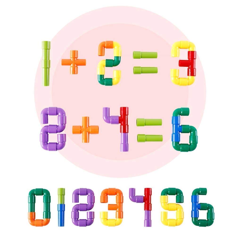 Storio DIY Puzzle Building Blocks Game Toys for Kids Educational Blocks Learning Puzzle Learning Toy for Kids (Pipe Blocks)