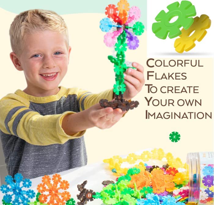 Storio DIY Puzzle Building Blocks Game Toys for Kids Educational Blocks Learning Puzzle Learning Toy for Kids (110+ Cross Discs)