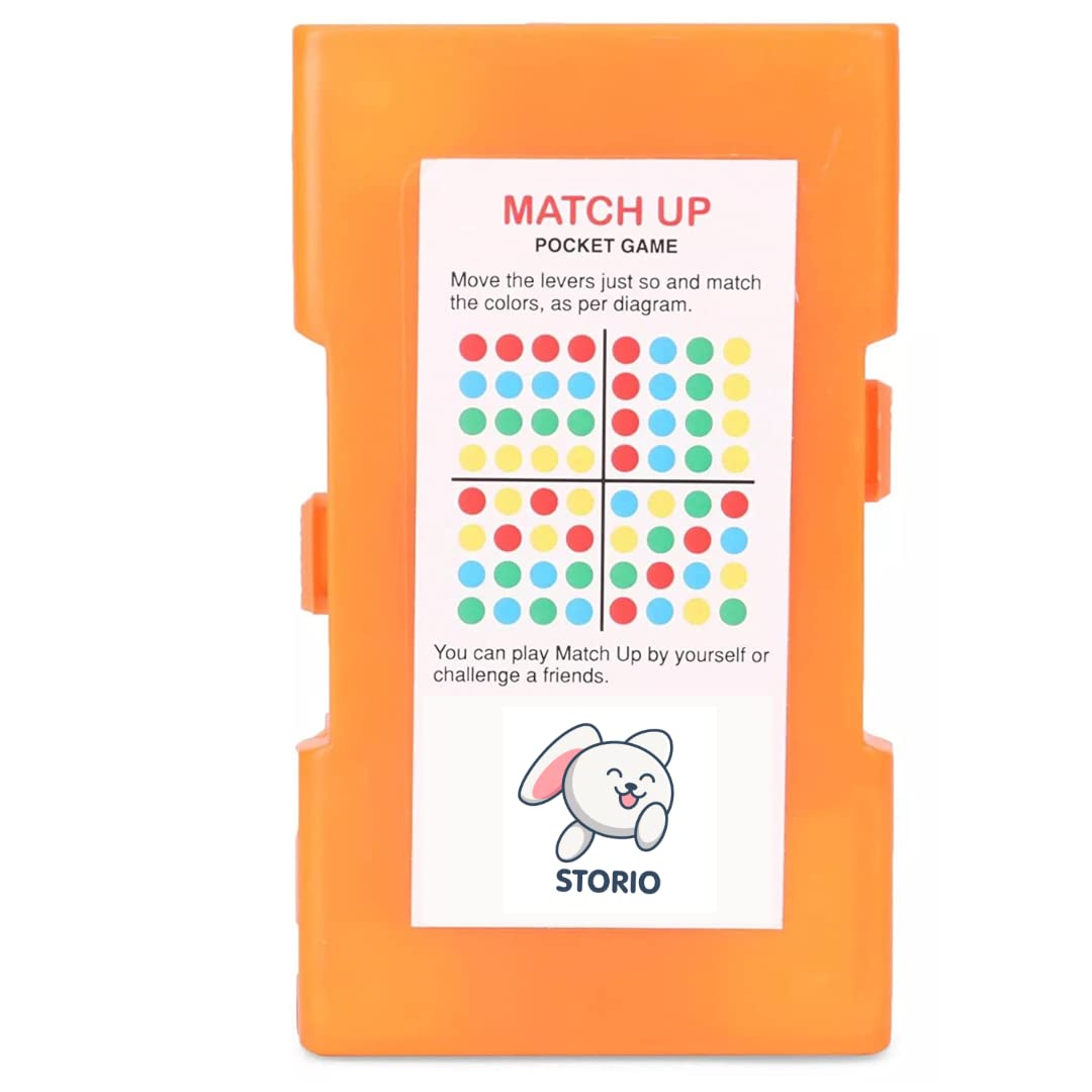 Storio Toys Match Up Pocket Game Puzzle Toy for Kids Boys Girls| Classic Matching Game is a Great Way to Keep Your Children Occupied | Best for Birthday, Return Gifts