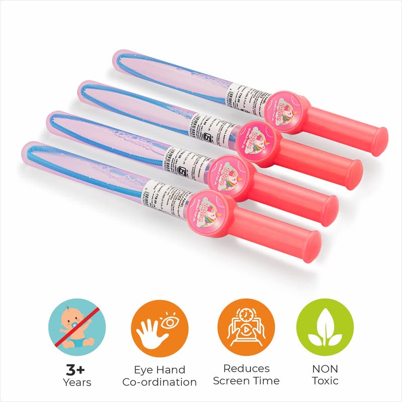 Storio Bubble Fun Collections 1 Pcs Bubble soap Bottles Bubble Blowing Maker Kids Toy(Mixed Color)-Multi Color (Unicorn Bubble Fun Junior)