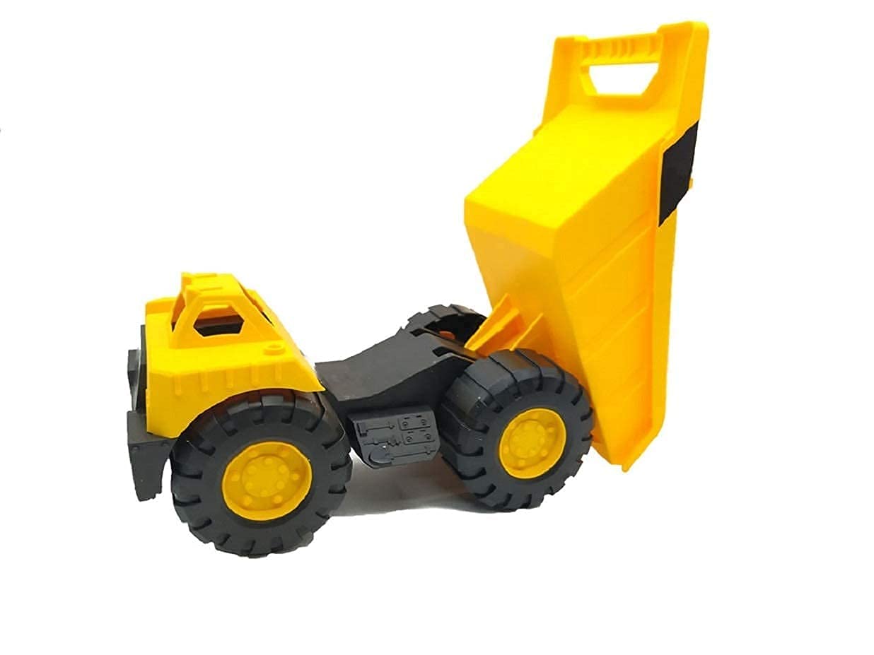 Storio Toys Push and Go Automobile Bulldozer Construction Engineering Excavator Vehicle Dumper Truck Toy for Kids Boys (Mini Dumper Truck)