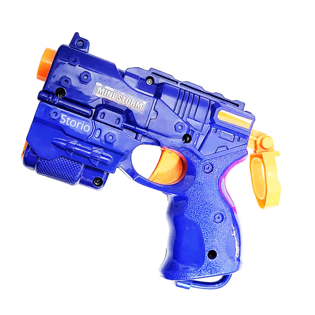 Storio Mini Storm Toy Gun for Kids Boys 5+ Years with 3 Soft Foam Bullet Fun Target Shooting Battle Fight Game for Kids Boys