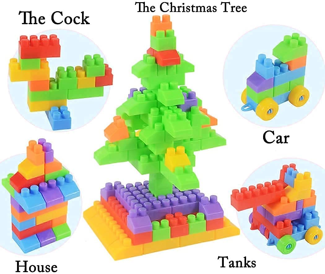 Storio DIY Puzzle Building Blocks Game Toys for Kids Educational Blocks Learning Puzzle Learning Toy for Kids (140+ Pcs)