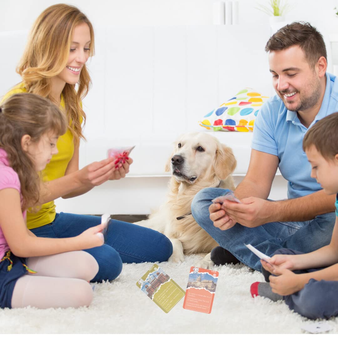 Storio Trump Flash Cards for Kids Early Learning- Know Your World Countries and Facts | Easy & Fun Way of Learning 1 Year to 99 Years