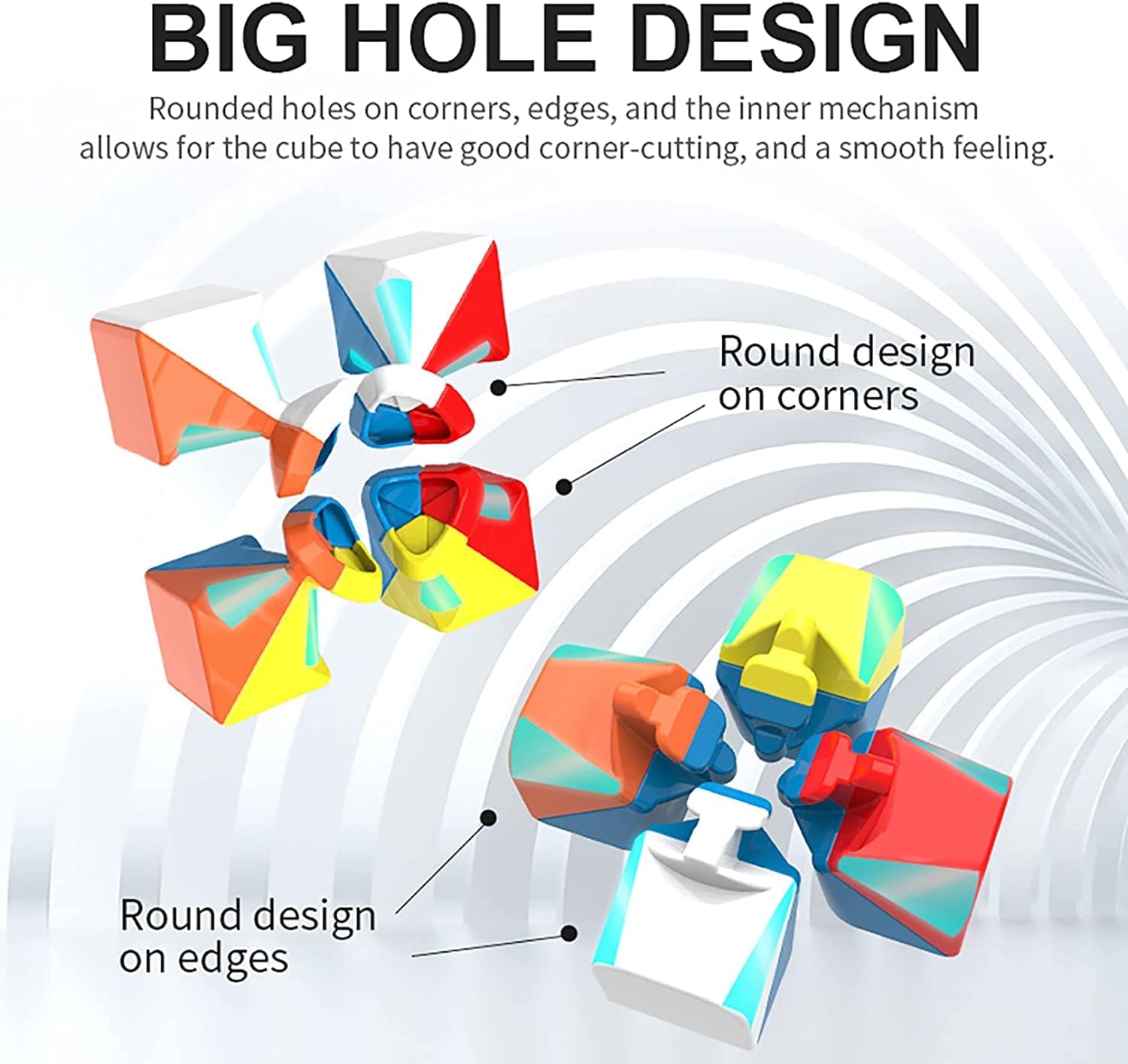 Toysbuddy Cube Puzzles 3x3 Stickerless Cube | Beginner Speedcube for Kids & Adults | Magic Speedy Stress Buster Brainstorming Puzzle