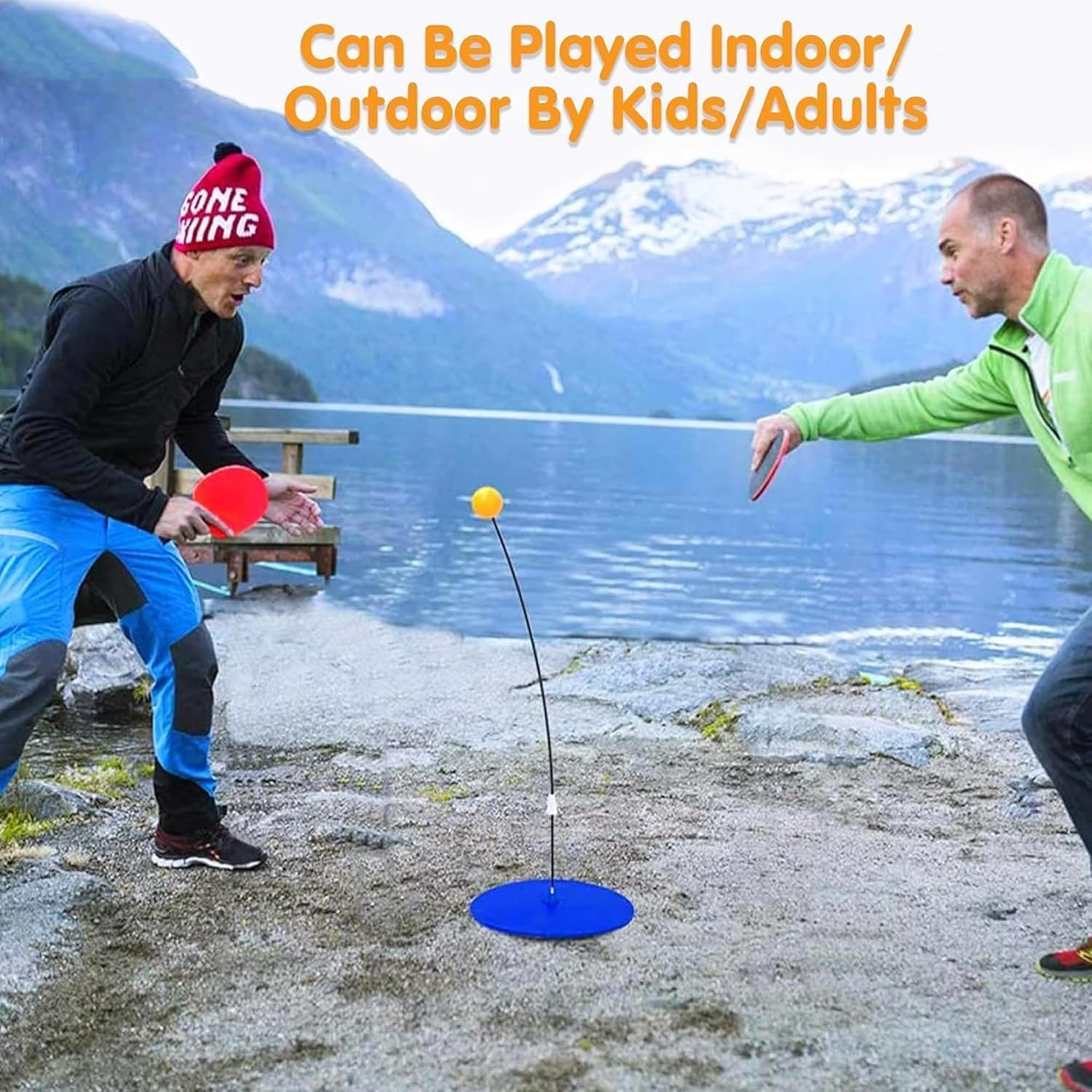 Storio Toys Space Theme Indoor Outdoor Table Tennis Trainer for Adults Teenagers Kids Toy Sports Toys for 3 4 5 6 8 Years Old