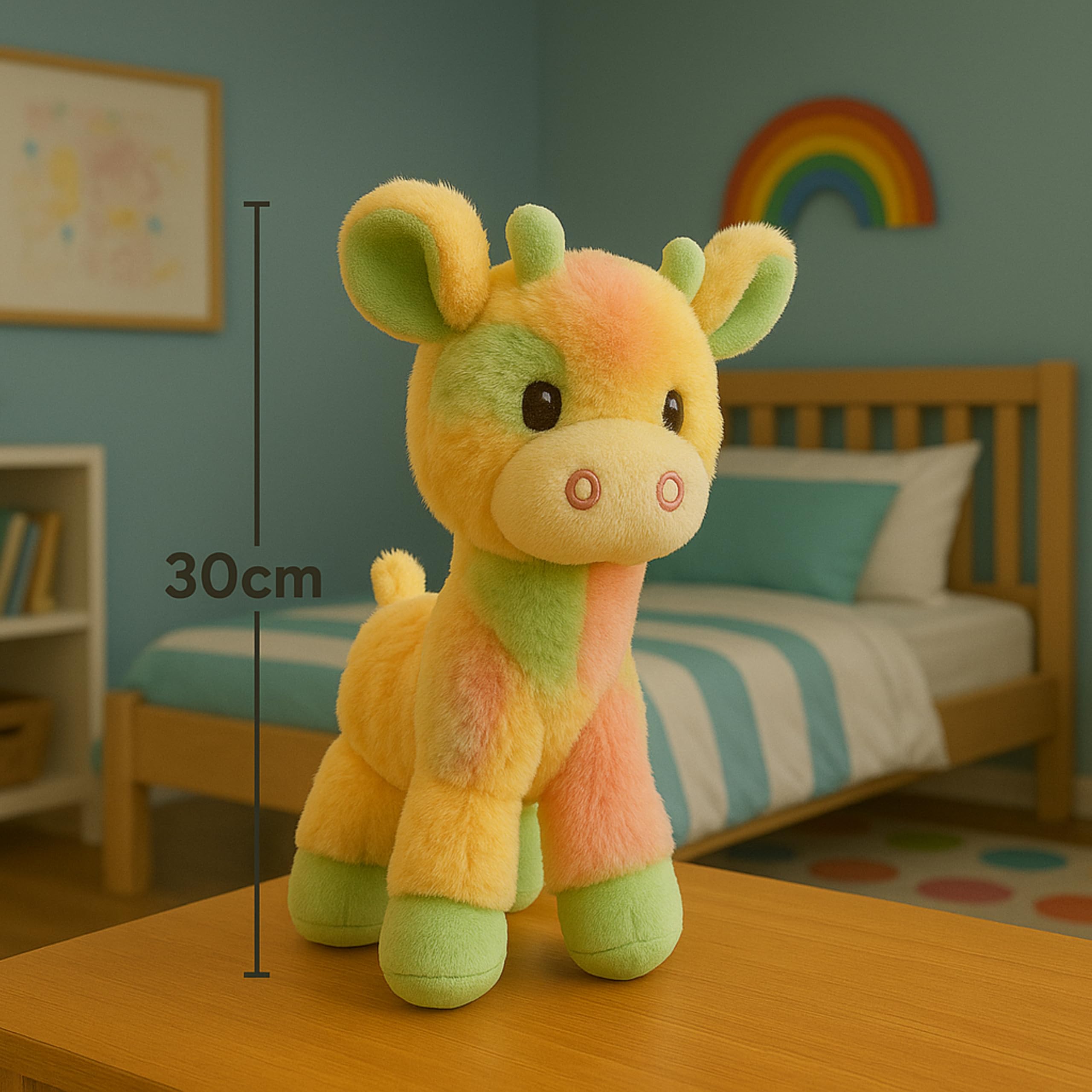 Storio Soft Plush Giraffe Toy for Kids | Ultra-Soft Cuddly Stuffed Animal for Babies, Toddlers & Children | Cute Hugging Toy for Boys & Girls | Washable & Safe | Birthday Gift for 1-6 Year Old