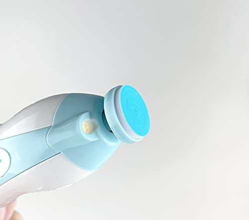 Storio Baby Nail Trimmer File Electric Safe Nail Clippers with Light f