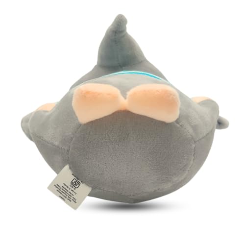 Storio Soft Animal Plush Elephant Toy 20cm, Grey and Blue