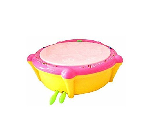 Storio Baby Toys Musical Flash Drum with Light and Sticks to Play for Kids Boys and Girls