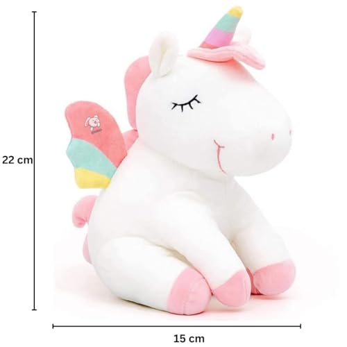Storio Toy Super Cute Plushie Soft Toys for Kids | Plush Soft Toys for Baby Boys and Girls Kids - Sitting Unicorn | Best Valentine Gift