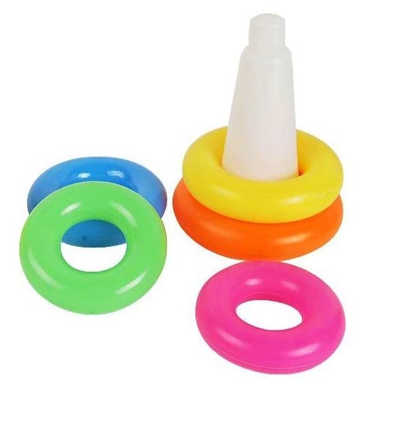 Storio Baby Toys Stacking Multicolour 5 Rings for Toddlers for 6 Months+ Boys and Girls