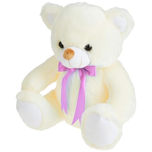 Storio Toy Cute Huggable Teddy Bear | 30 cm | Plushie Soft Toys for Kids | Plush Soft Toys for Baby Boys and Girls Kids - White | Best Gift