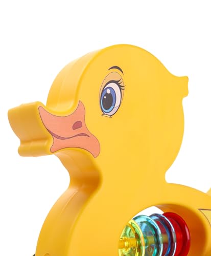 Storio Baby Products Pull Along Toddler Toy, Pull Along Toy with Attractive Design, Developmental Toy for 1 Year Old Girl Boy - Duck