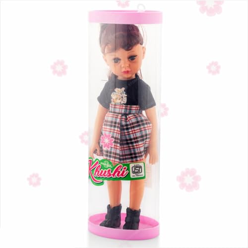 Storio Khushi Dolls for Girls Age 5-10 Gudiyaa Doll Set with Movable Joints & Accessories Girl Toys (Random Dress Color/Design)-30cm