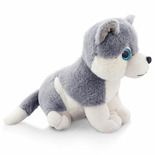 Storio Toy Super Cute Plushie Soft Toys for Kids | Plush Soft Toys for Baby Boys and Girls Kids - Husky Dog | Best Valentine Gift