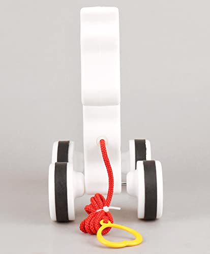 Storio Baby Products Pull Along Toddler Toy, Pull Along Toy with Attractive Design, Developmental Toy for 1 Year Old Girl Boy - Horse