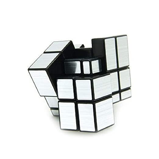 Storio Cubes 3x3 High Speed Sticker Less Magic Puzzle Cube Game Toy (Mirror Silver)