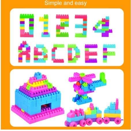 Storio DIY Puzzle Building Blocks Game Toys for Kids Educational Blocks Learning Puzzle Learning Toy for Kids (60+ Pcs)