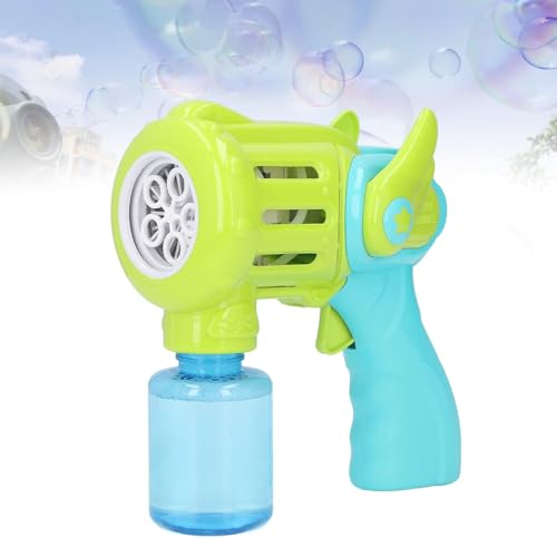 Toysbuddy Rechargeable Bubble Gun Toy for Kids | Automatic Bubble Maker with 2 Bubble Solution Bottles | Bubble Blower Machine for Outdoor Fun | Toy for Boys & Girls | Refill Solution Compatible
