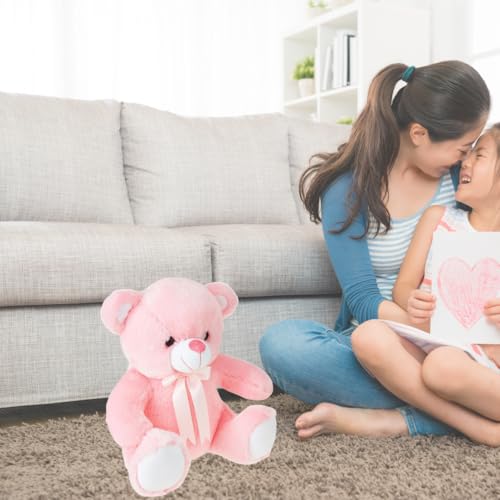 Storio Toy Cute Huggable Teddy Bear | 30 cm | Plushie Soft Toys for Kids | Plush Soft Toys for Baby Boys and Girls Kids - Pink | Best Gift