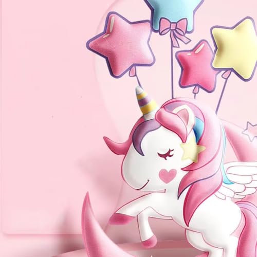 Storio 3D Unicorn Cover Large Capacity Pencil Case Compass with Compartments, School Supply Organizer for Students, Stationery Box, Cosmetic Zip Pouch Bag