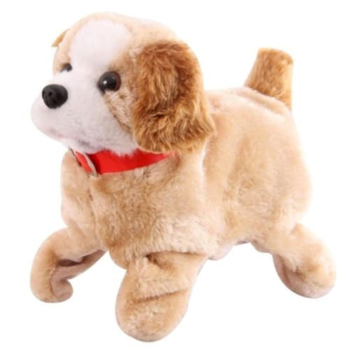 Storio Jumping, Walking and Barking Dog Soft Toy Fantastic Puppy Battery Operated Back Flip Jumping Dog Jump Run Toy Kid (Jumping Dog)